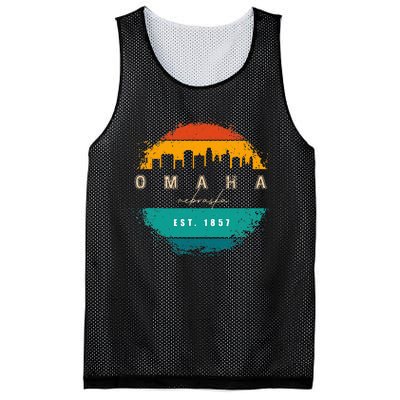 City Of Omaha Nebraska Mesh Reversible Basketball Jersey Tank