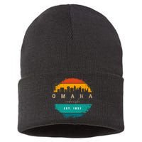 City Of Omaha Nebraska Sustainable Knit Beanie