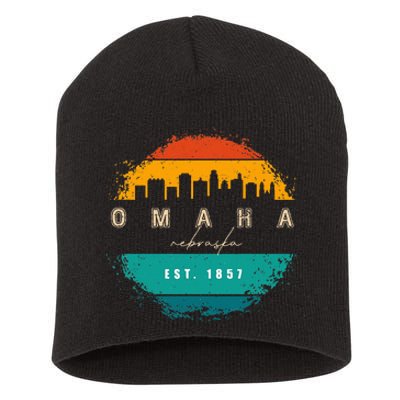 City Of Omaha Nebraska Short Acrylic Beanie