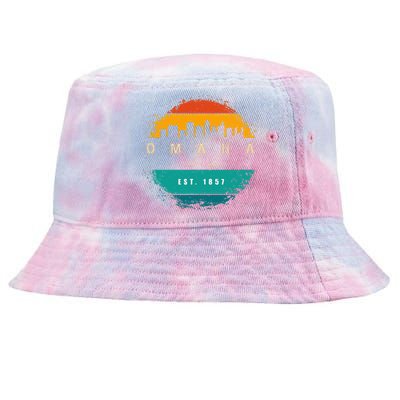 City Of Omaha Nebraska Tie-Dyed Bucket Hat