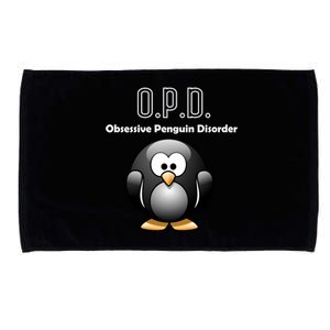 Cute Opd Obsessive Penguin Disorder Gift Microfiber Hand Towel