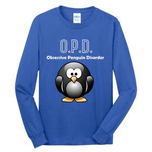 Cute Opd Obsessive Penguin Disorder Gift Tall Long Sleeve T-Shirt