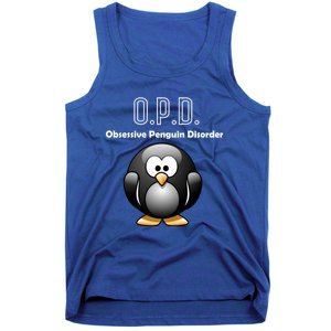 Cute Opd Obsessive Penguin Disorder Gift Tank Top