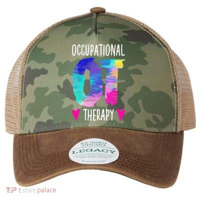 Colorful OTA Occupational Therapy Occupational Therapist Legacy Tie Dye Trucker Hat
