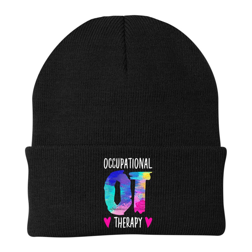 Colorful OTA Occupational Therapy Occupational Therapist Beanie
