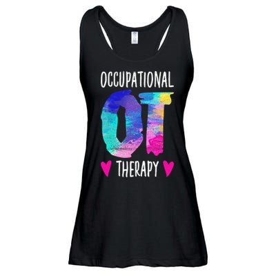 Colorful OTA Occupational Therapy Occupational Therapist Ladies Essential Flowy Tank