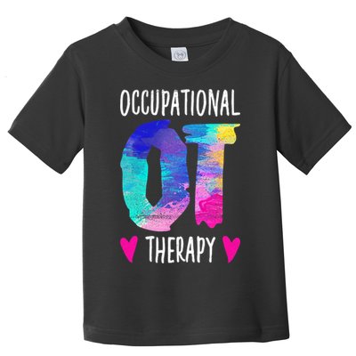 Colorful OTA Occupational Therapy Occupational Therapist Toddler T-Shirt