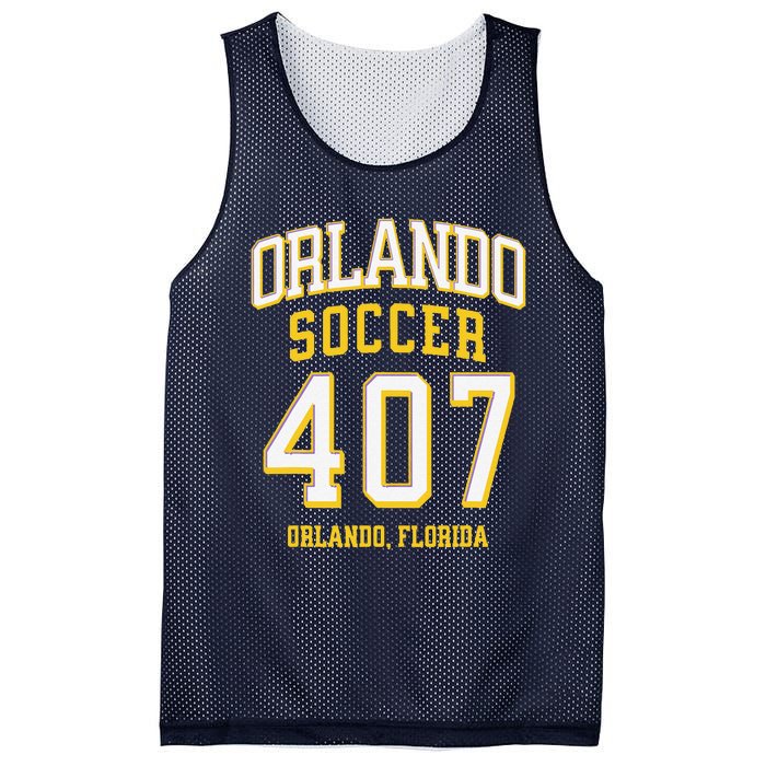 City Of Orlando Soccer Area Code 407 Collection Mesh Reversible Basketball Jersey Tank