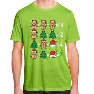 Christmas Order Of Operations Math Christmas Teacher Santa Gift Adult ChromaSoft Performance T-Shirt