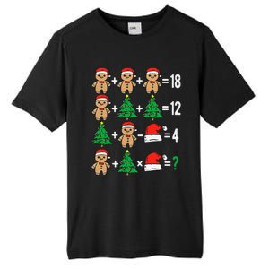 Christmas Order Of Operations Math Christmas Teacher Santa Gift Tall Fusion ChromaSoft Performance T-Shirt