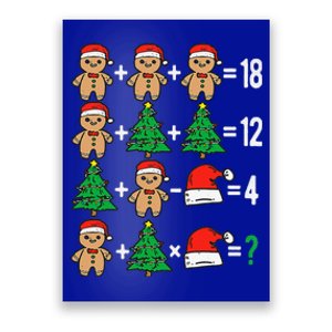 Christmas Order Of Operations Math Christmas Teacher Santa Gift Poster