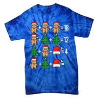 Christmas Order Of Operations Math Christmas Teacher Santa Gift Tie-Dye T-Shirt