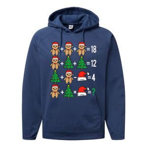 Christmas Order Of Operations Math Christmas Teacher Santa Gift Performance Fleece Hoodie