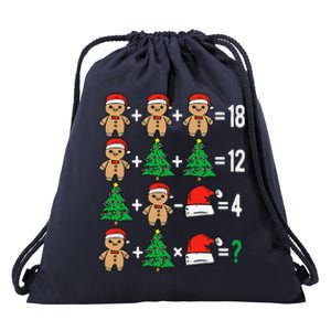 Christmas Order Of Operations Math Christmas Teacher Santa Gift Drawstring Bag