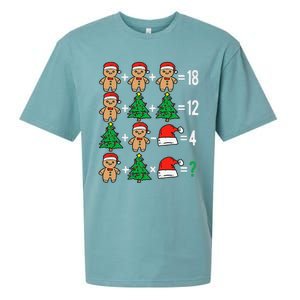 Christmas Order Of Operations Math Christmas Teacher Santa Gift Sueded Cloud Jersey T-Shirt