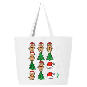 Christmas Order Of Operations Math Christmas Teacher Santa Gift 25L Jumbo Tote