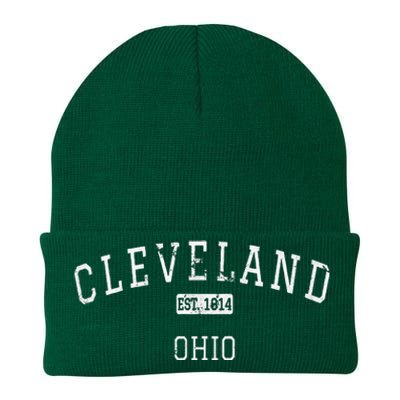 Cleveland Ohio OH Vintage Knit Cap Winter Beanie