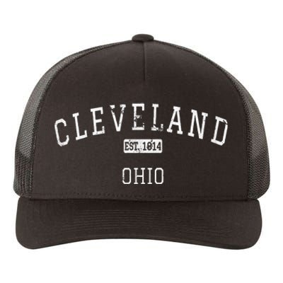 Cleveland Ohio OH Vintage Yupoong Adult 5-Panel Trucker Hat