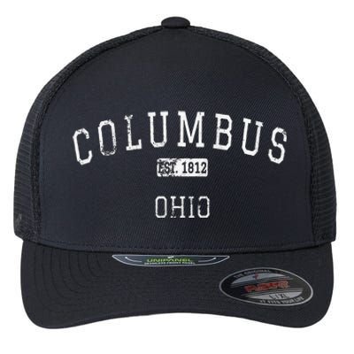 Columbus Ohio OH Vintage Flexfit Unipanel Trucker Cap