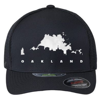 City Of Oakland California Flexfit Unipanel Trucker Cap