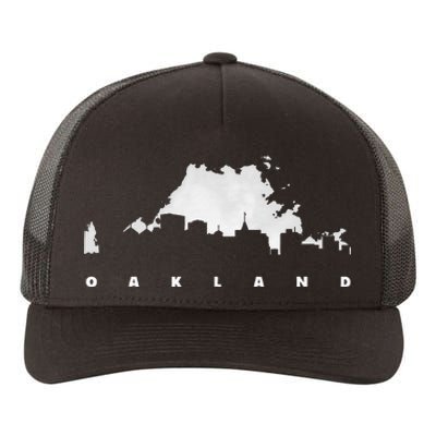 City Of Oakland California Yupoong Adult 5-Panel Trucker Hat