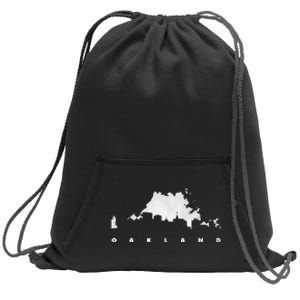 City Of Oakland California Sweatshirt Cinch Pack Bag