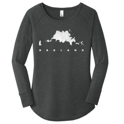 City Of Oakland California Women's Perfect Tri Tunic Long Sleeve Shirt