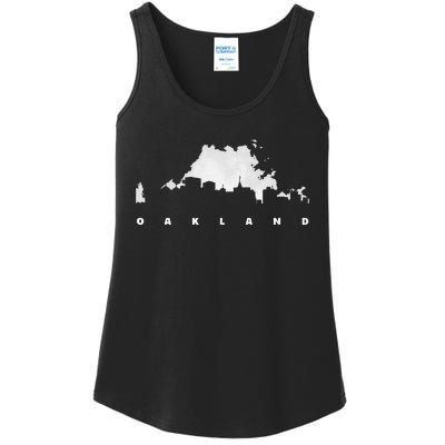 City Of Oakland California Ladies Essential Tank