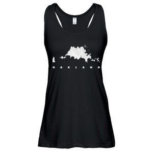 City Of Oakland California Ladies Essential Flowy Tank