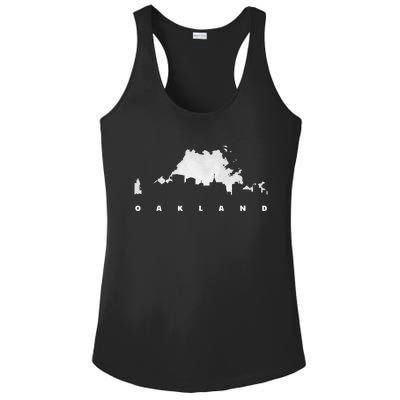 City Of Oakland California Ladies PosiCharge Competitor Racerback Tank