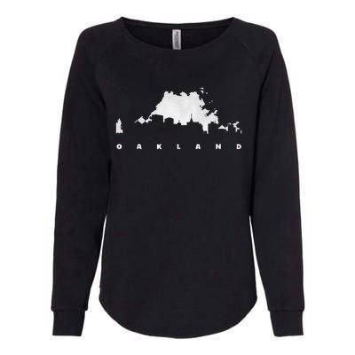 City Of Oakland California Womens California Wash Sweatshirt