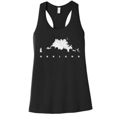 City Of Oakland California Women's Racerback Tank