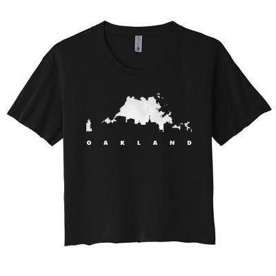 City Of Oakland California Women's Crop Top Tee