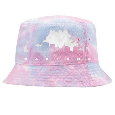 City Of Oakland California Tie-Dyed Bucket Hat