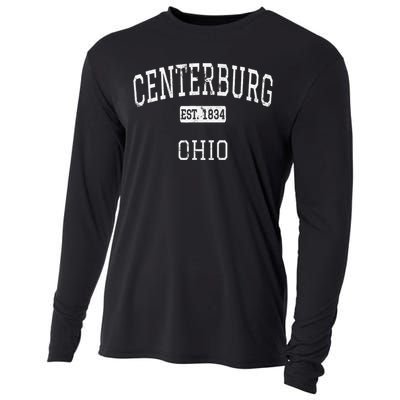 Centerburg Ohio Oh Vintage Cooling Performance Long Sleeve Crew