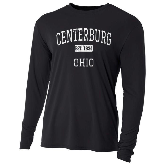 Centerburg Ohio Oh Vintage Cooling Performance Long Sleeve Crew