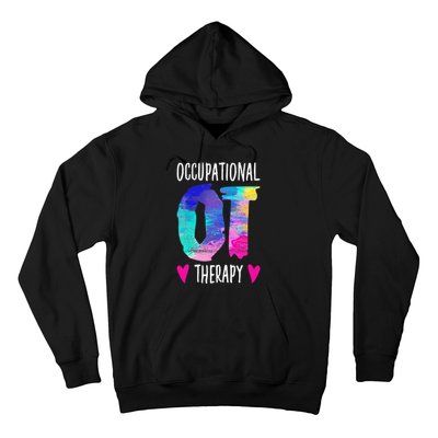 Colorful OTA Occupational Therapy Occupational Therapist Hoodie