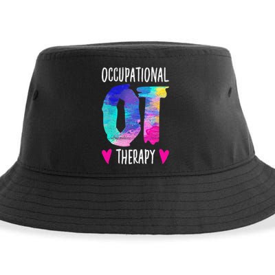 Colorful OTA Occupational Therapy Occupational Therapist Sustainable Bucket Hat