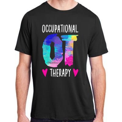 Colorful OTA Occupational Therapy Occupational Therapist Adult ChromaSoft Performance T-Shirt