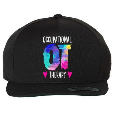 Colorful OTA Occupational Therapy Occupational Therapist Wool Snapback Cap