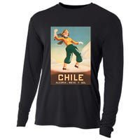 Chile Office Of Tourism Vintage 1930 Poster Cooling Performance Long Sleeve Crew