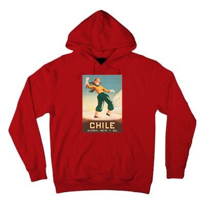 Chile Office Of Tourism Vintage 1930 Poster Tall Hoodie
