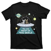 Cat Out Of This World Ufo Spaceship T-Shirt