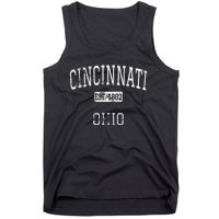 Cincinnati Ohio Oh Vintage Tank Top