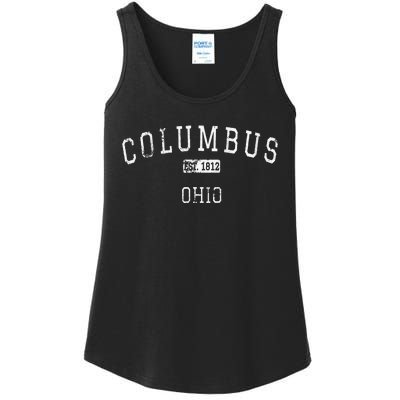 Columbus Ohio OH Vintage Ladies Essential Tank