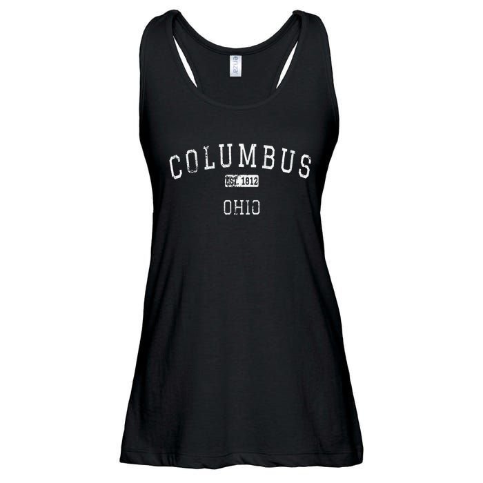 Columbus Ohio OH Vintage Ladies Essential Flowy Tank