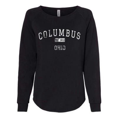 Columbus Ohio OH Vintage Womens California Wash Sweatshirt