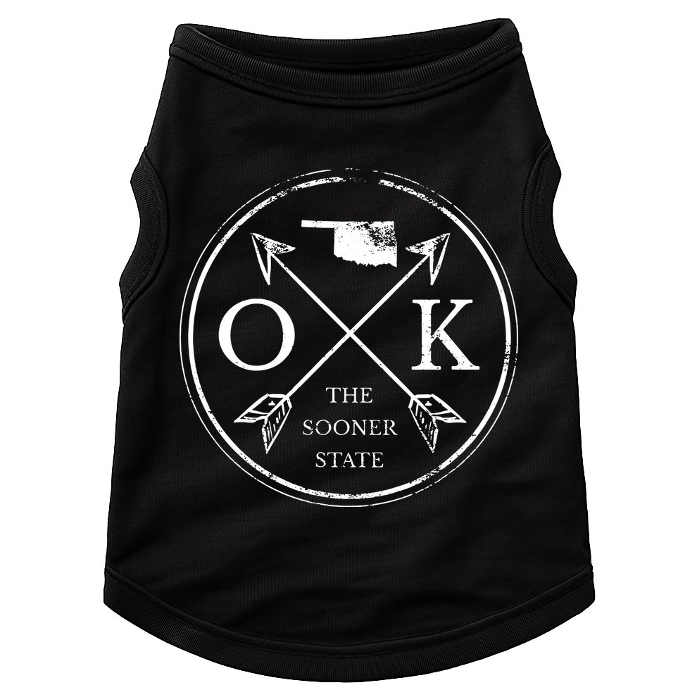 Cute Oklahoma Ok The Sooner State Doggie Tank