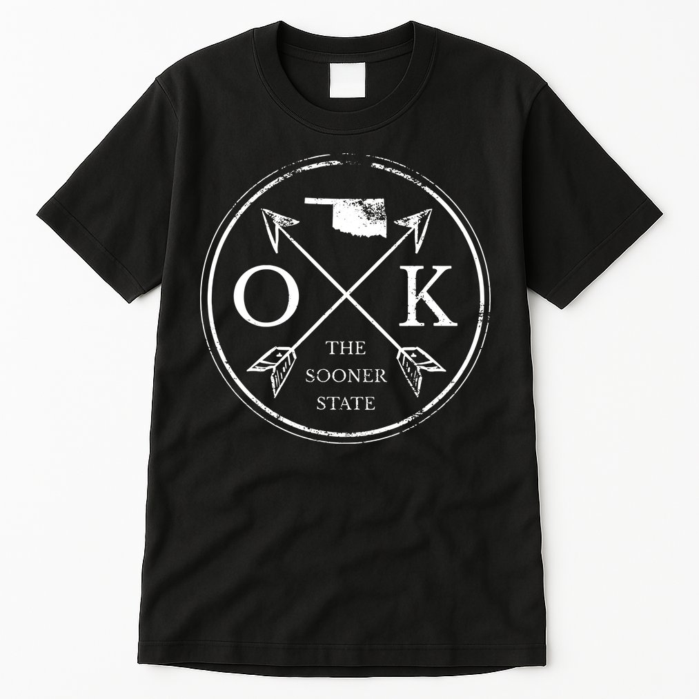 Cute Oklahoma Ok The Sooner State Tall T-Shirt