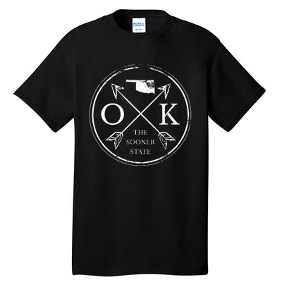 Cute Oklahoma Ok The Sooner State Tall T-Shirt